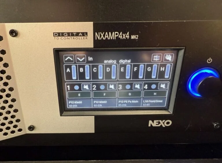 Nexo NXAMP4x4 MK2 Powered Digital TD Controller/Amplifier
